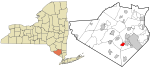 Orange County New York incorporated and unincorporated areas Walton Park highlighted